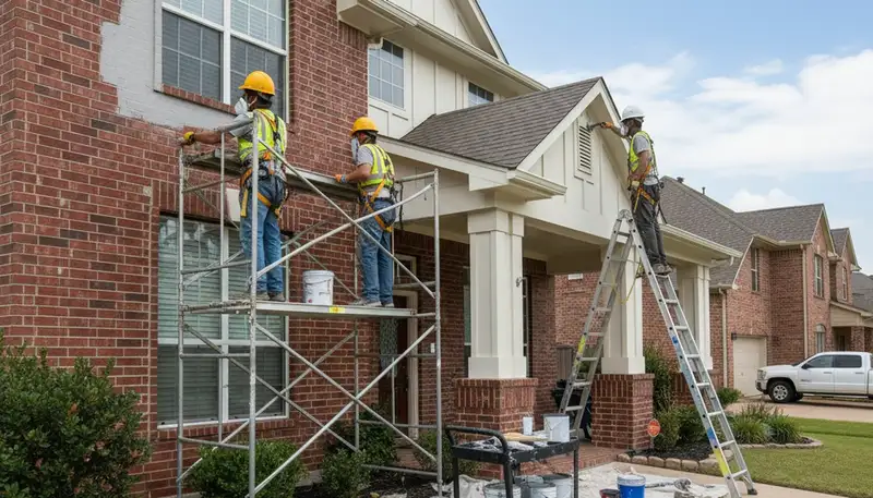 Fort Worth, TX painting contractor delivering professional interior and exterior house painting services