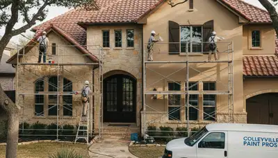Fort Worth, TX painting company team providing professional interior and exterior painting services