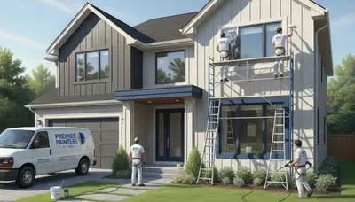Exterior house painting in Fort Worth, TX by professional painters