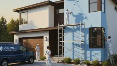 House painters in Fort Worth, TX applying durable exterior and interior finishes