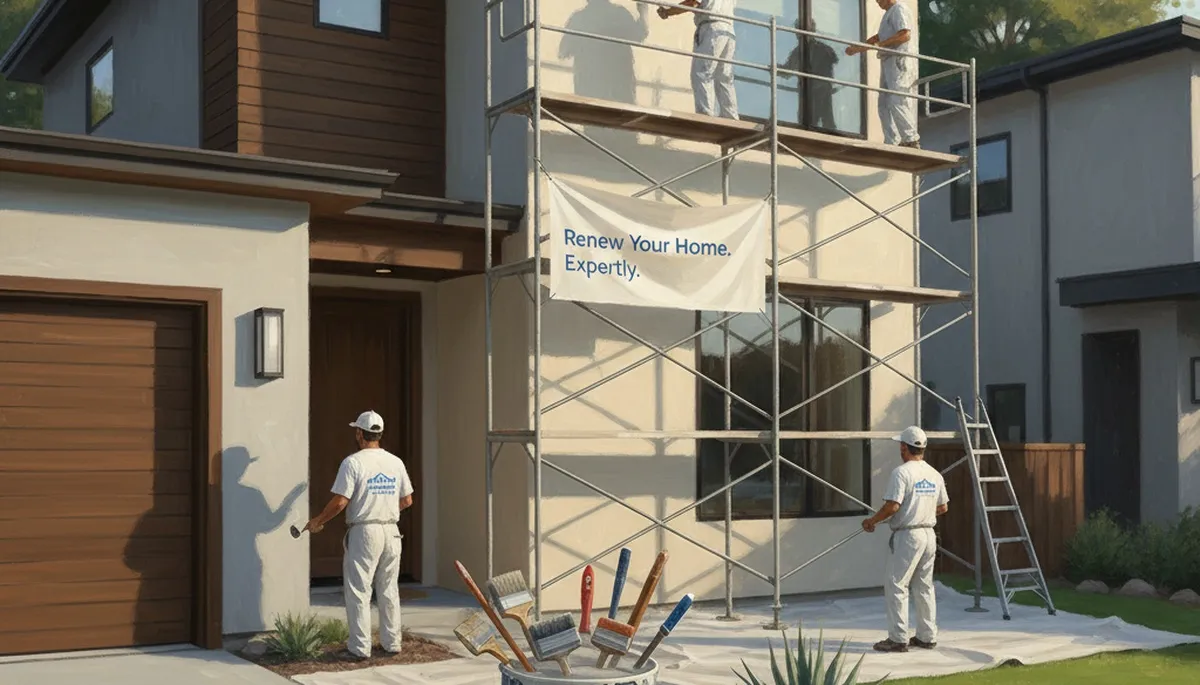Professional house painting in Fort Worth, TX with durable interior and exterior finishes