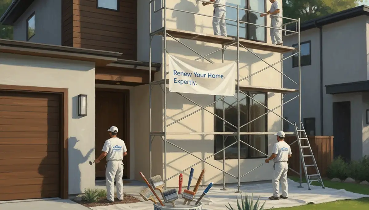 Professional house painting in Fort Worth, TX with durable interior and exterior finishes