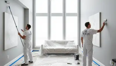 Interior house painting in Fort Worth, TX by Fort Worth Paint Pros for lasting, clean finishes
