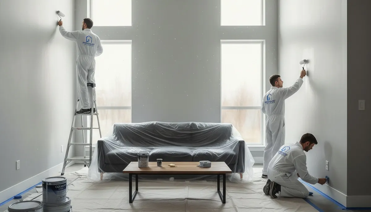 Interior house painting in Fort Worth, TX by Fort Worth Paint Pros