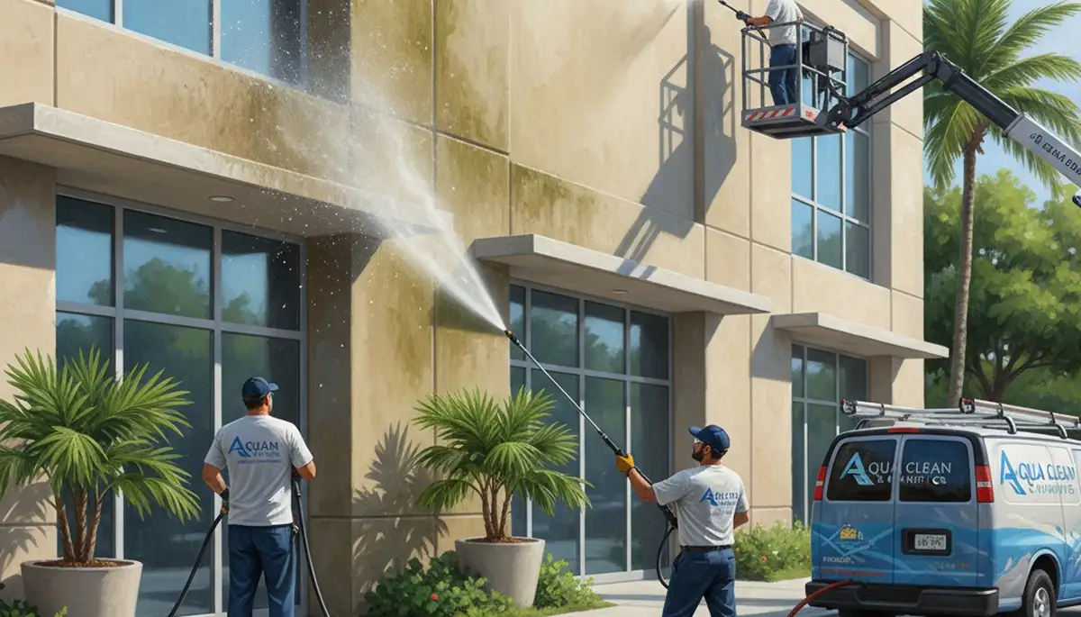 Pressure washing service in Fort Worth, TX for homes and businesses to remove grime and buildup