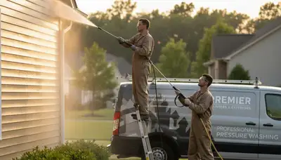 Vinyl siding pressure cleaning in Fort Worth, TX by Fort Worth Paint Pros to remove dirt and mold